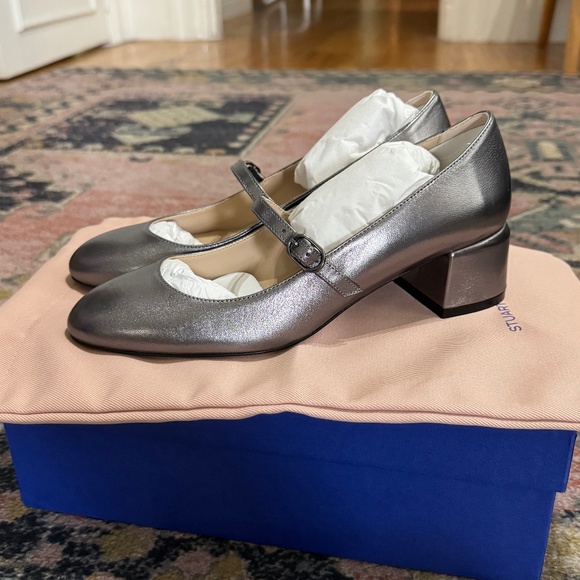 Stuart Weitzman Gabby Heeled Mary Jane - Picture 1 of 3
